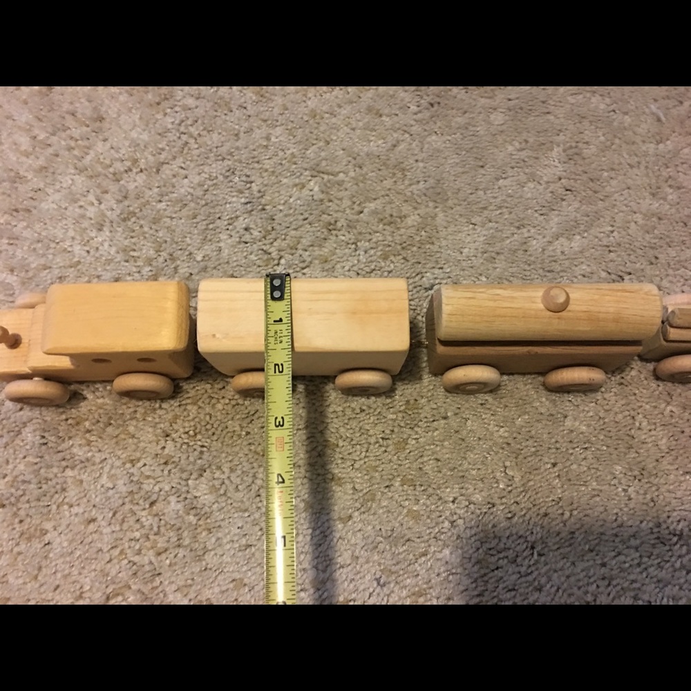 Wooden train set - Picture 5 of 10